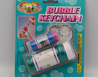 VTG 1996 Porte-clés Miracle Bubbles Imperial Toy Corp. No. 7007 Nouveau scellé NOS