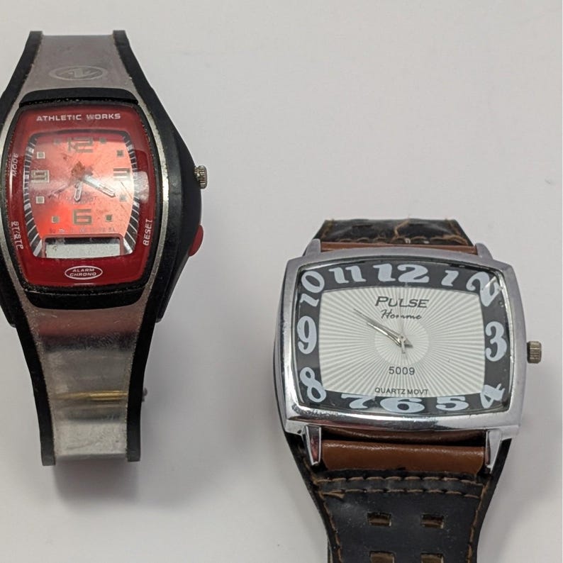 Lot of 13 Watches VTG Modern Untested Betsey Johnson Nautica Geneva LA Express image 5
