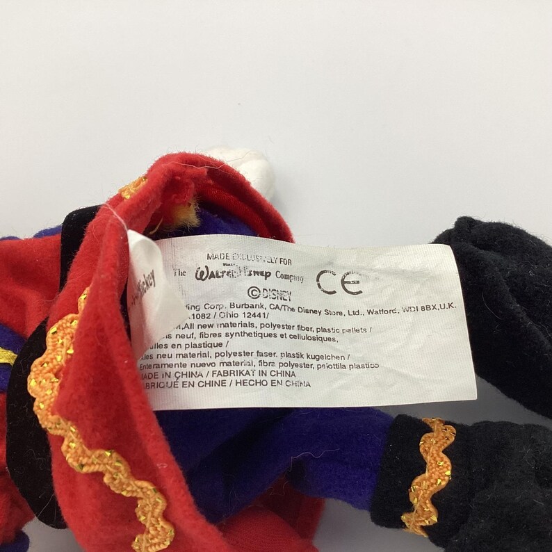VTG Disney Store Nutcracker Mickey Mouse Bean Bag Plush Toy Exclusive image 5
