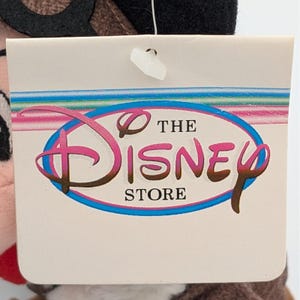 Disney Store Pilot Mickey Mouse Bean Bag Plush Vintage Aviator Bomber Jacket image 3