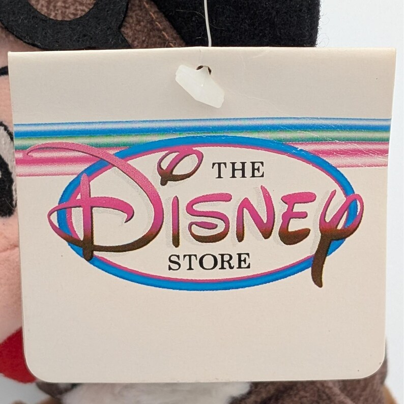 Disney Store Pilot Mickey Mouse Bean Bag Plush Vintage Aviator Bomber Jacket image 3