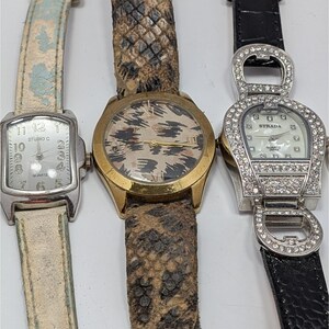 Lot of 13 Watches VTG Modern Untested Betsey Johnson Nautica Geneva LA Express image 3