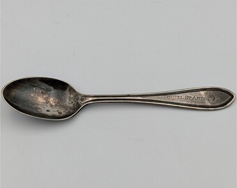 VTG Hotel St Andrew NYC Silver Plate Mokkalöffel L Barth & Son NY Antique 4"