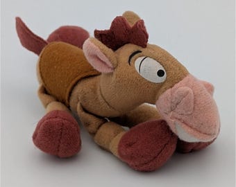 VTG 2001 Kellogg's Disney World Toy Story Bullseye Mini Bean Plush Cereal Toy