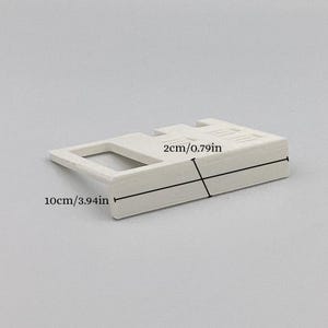 Organizador minimalista con impresión 3D, blanco, para colgar en la pared, para cepillos de dientes, hilo dental y palillos imagen 4