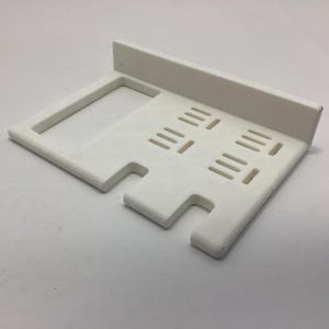 Organizador minimalista con impresión 3D, blanco, para colgar en la pared, para cepillos de dientes, hilo dental y palillos imagen 7