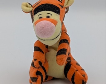 Disney Winnie the Pooh Tigger Plush Keychain Coin Purse Vintage Bag Charm 5"