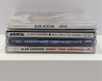 Alan Jackson CDs Lot of 4 Arista Records  1990s Vintage Country Music Jewel Case