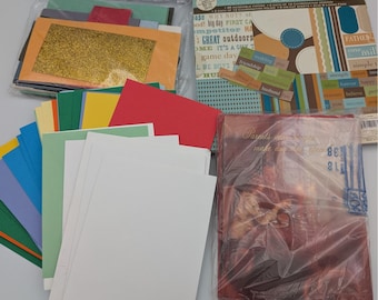 Scrapbooking Supply Lot K&Company Marcella Paper Pad Crafters Square Cardstock