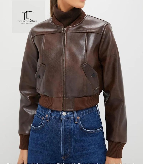 Brown Cropped Jackets Women Women Chocolate Brown Cropped