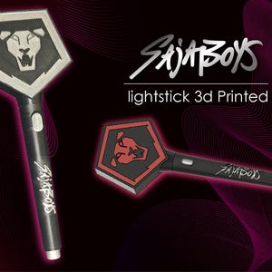 Saja boys lightstick 3d model files inspired by k-pop demon hunter