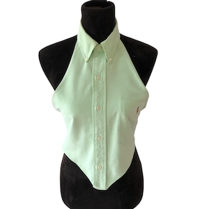 Polo Ralph Lauren Shirt Remade into Halter