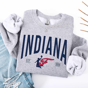 Indiana Feve Sweatshirt - Indiana Women’s Basketball Crewneck Sweatshirt – Fever Sweater – Indiana Sports Apparel – Fever Fan Gift