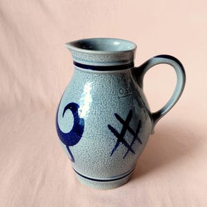 Vintage 0,5 Liter Bembel Steinzeug, Original Gerzit Westerwald, Wein-Saft-Milch-Wasser Kanne, Karaffe.
