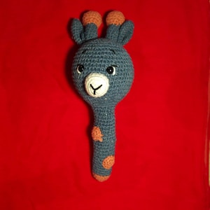 Crochet Baby Rattle Toy | Handmade Amigurumi Animal | Soft and Safe for Newborns