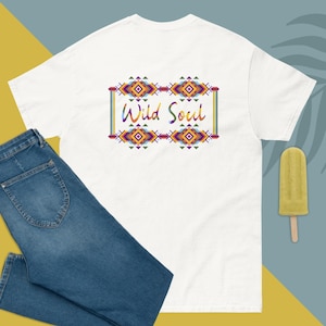 Wild Soul T-Shirt – Ethnic Geometric Boho Tribal Unisex Tee