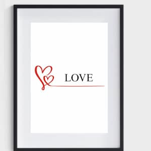 LOVE in line