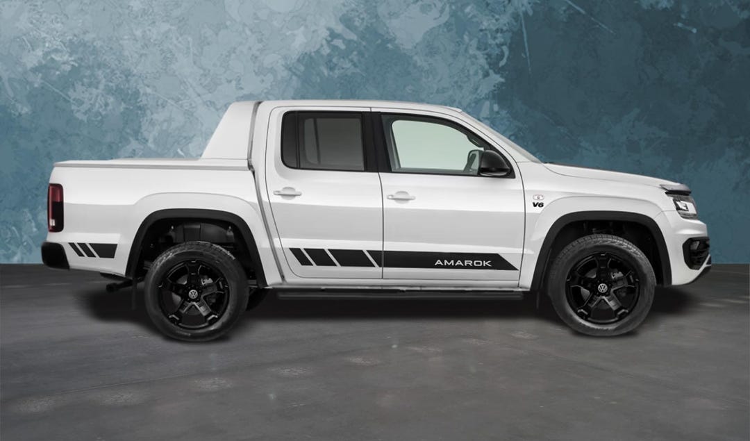 Volkswagen VW Amarok Utility Side Racing Rocker Stripe Vinyl Decal ...