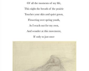 Of All the Moments - Life- 8x10 Hand Signed Poetry Art Print – Archival Quality – Original Poem Wall Art – Minimalist Verse Decor