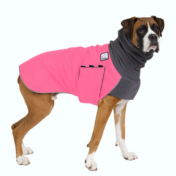 Boxer Winter Dog Coat Waterproof Jacket For Dogs Fleece Boxer Winter Dog Coat Waterproof Jacket, Winter Coats For Dogs Waterproof