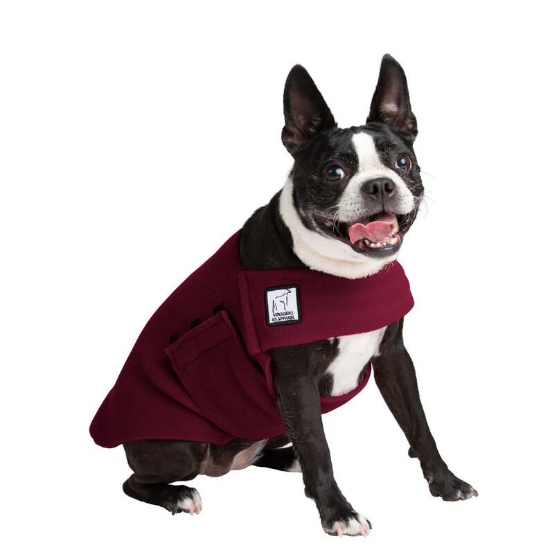 BOSTON TERRIER Tummy Warmer Fleece Dog Sweater Coats for Etsy