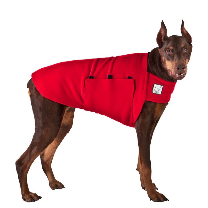 DOBERMAN PINSCHER Tummy Warmer Dog Sweater Fleece Dog Etsy UK