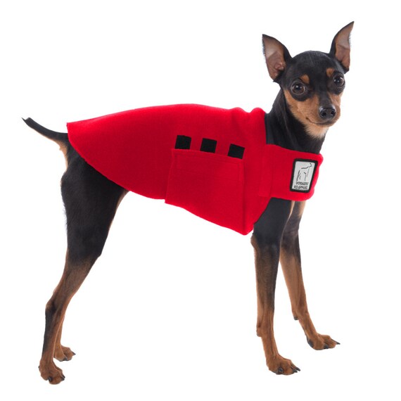 PINSCHER Tummy Warmer Fleece Coat Sweater - Etsy