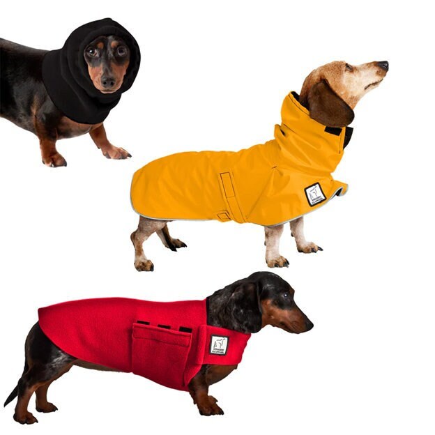 Raincoats Dogs Dachshund and Similar Breeds Adjustable Dog Raincoats