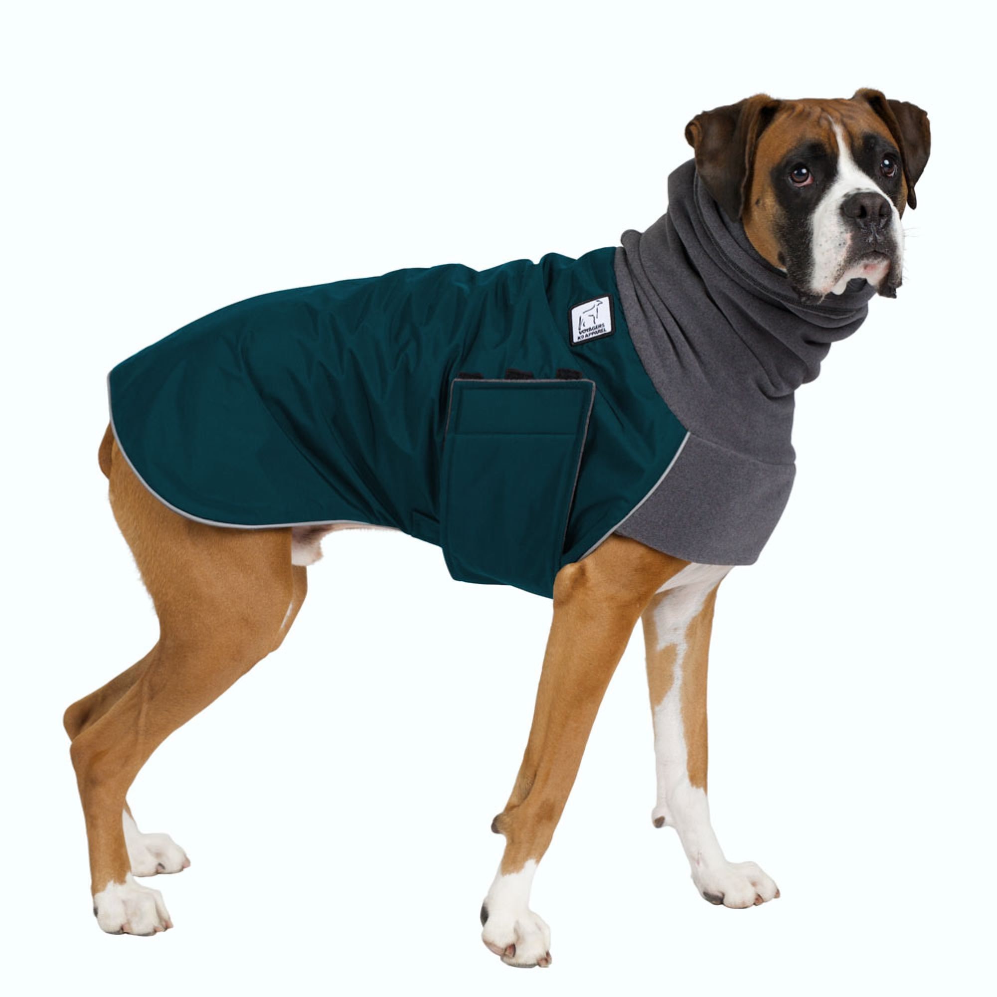 Boxer Winter Dog Coat Waterproof Jacket For Dogs Fleece Dog Etsy France