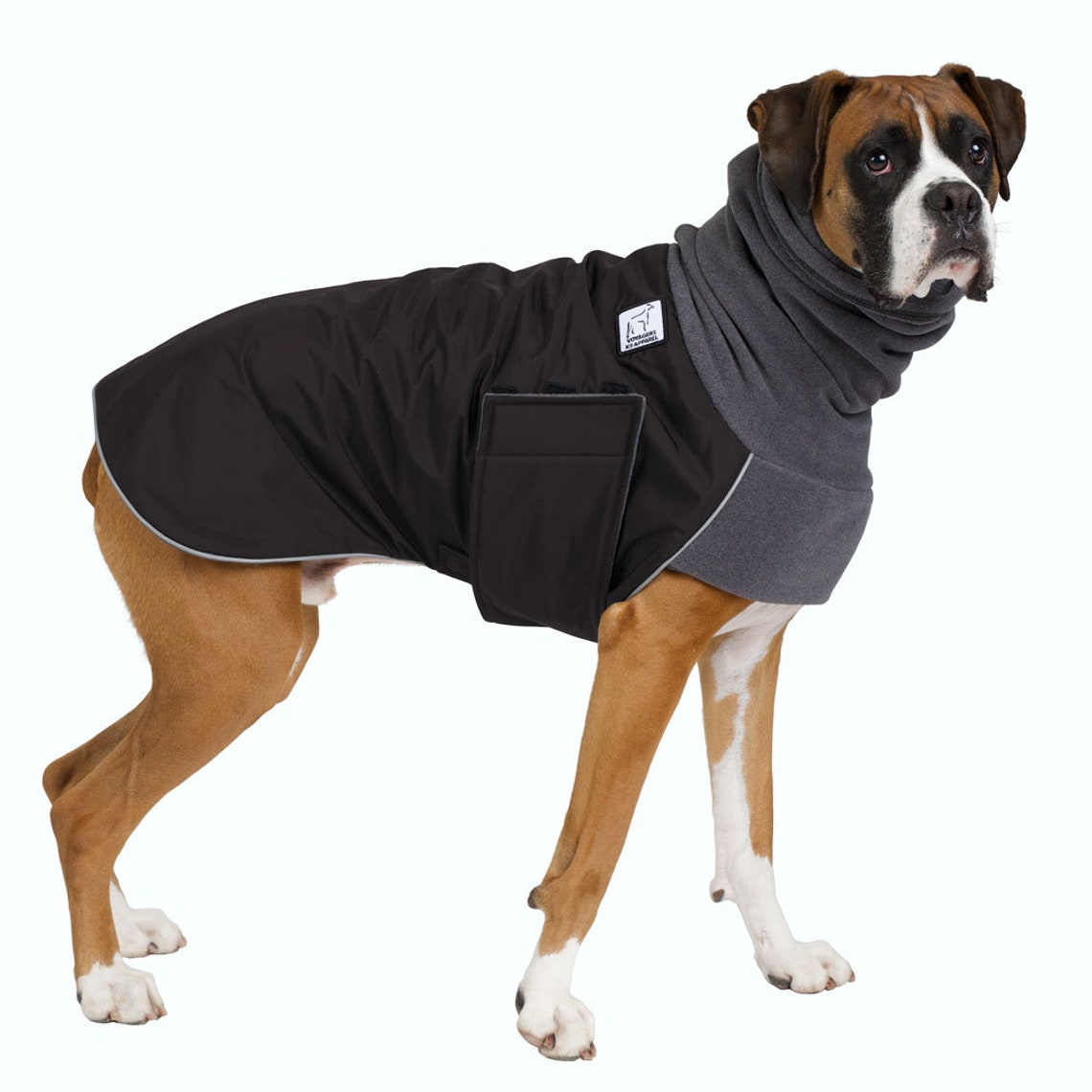 BOXER Winter Dog Coat Waterproof Jacket for Dogs Fleece Dog Etsy