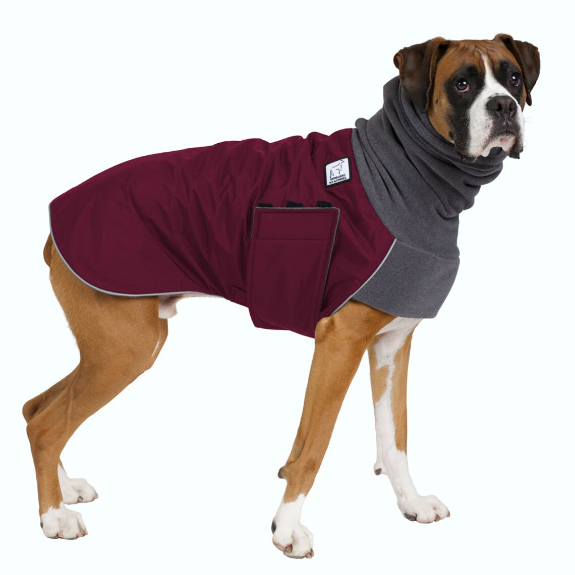 BOXER Winter Dog Coat Waterproof Jacket for Dogs Fleece Dog Etsy