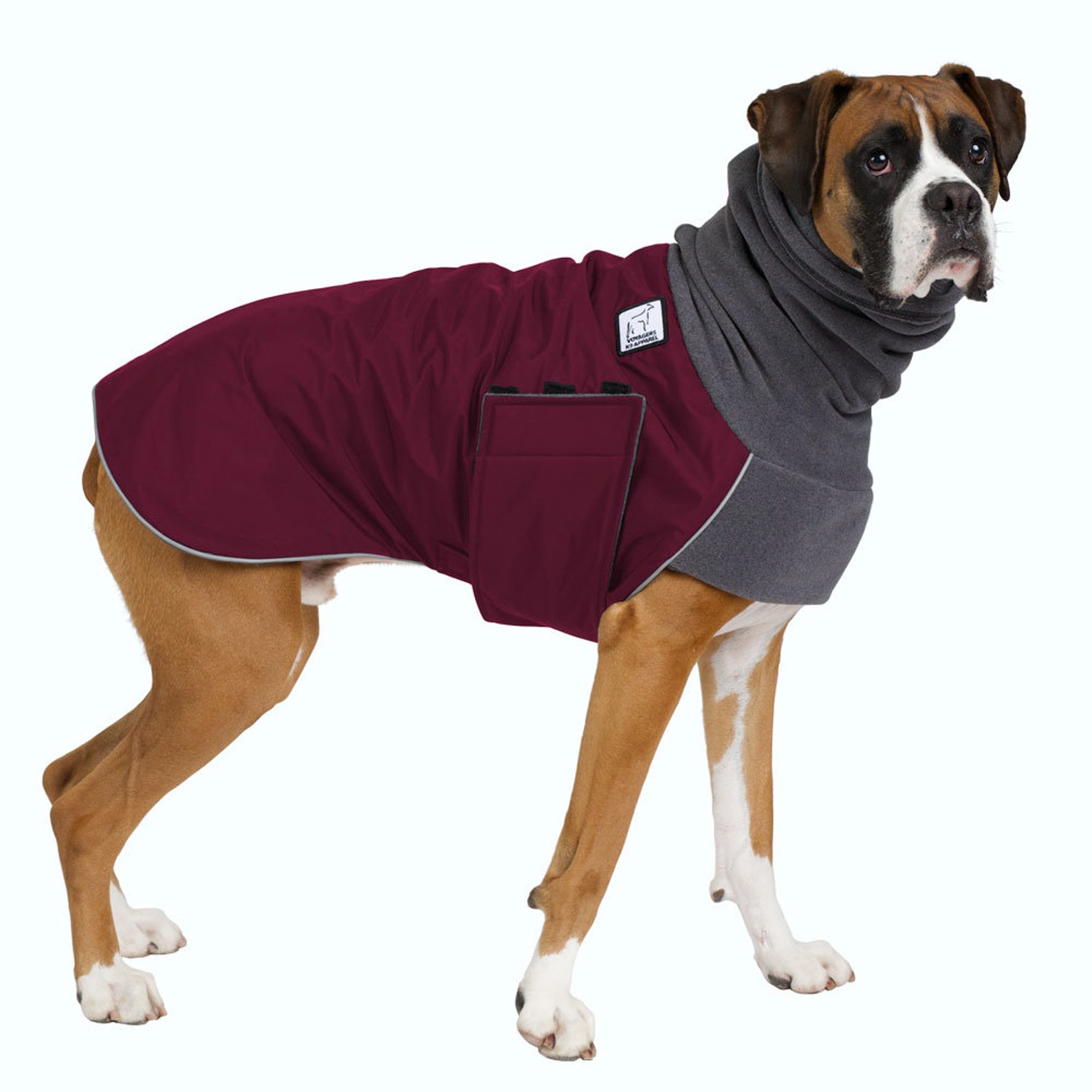BOXER Winter Dog Coat Waterproof Jacket for Dogs Fleece Dog Etsy