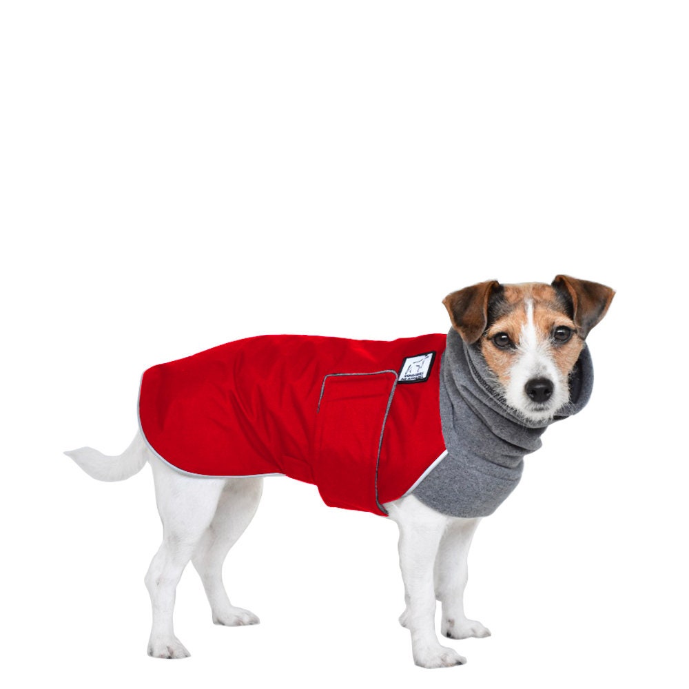 JACK RUSSELL Winter Dog Coat Waterproof Dog Jacket Winter Etsy Australia