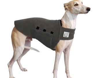 WHIPPET Tummy Warmer, Fleece, Fleece Dog Sweater, Sweater for Dogs, Whippet Coat, Dog Clothing, Dog Clothes, Dog Accessories, Shirt