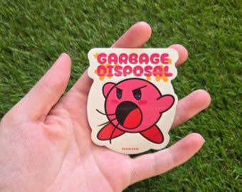 Garbage Disposal Waterproof Vinyl Sticker