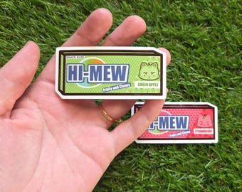 Hi-Chew Cat Version Waterproof Vinyl Sticker