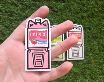 Calpico Cat Version Waterproof Vinyl Sticker