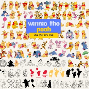 Winnie the Pooh SVG Cut File: Clipart for Cricut & Silhouette