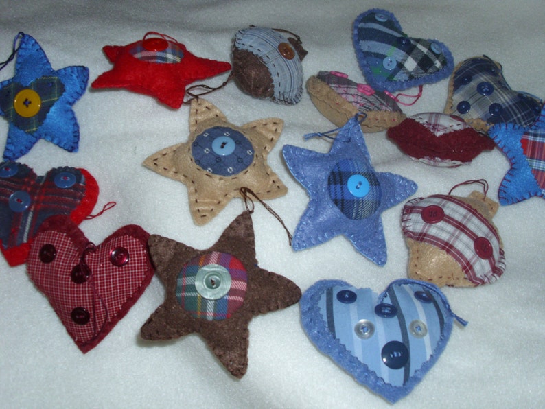 Memory Ornaments Keepsake Ornaments Loved One's Clothing Made to Order