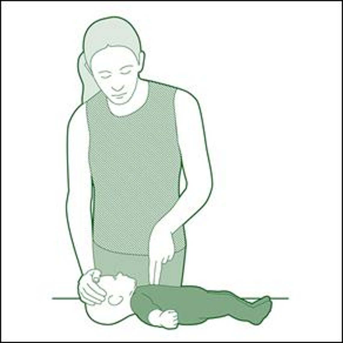 CPR Baby First Aid Guide Infant CPR Printable Chart Digital Download