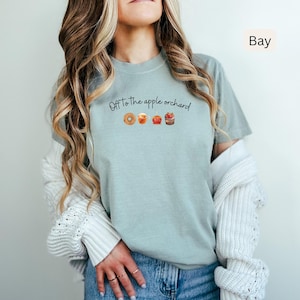 Off to the Apple Orchard Graphic Tee or Sweatshirt — Fall Pumpkin Donut Cider Design