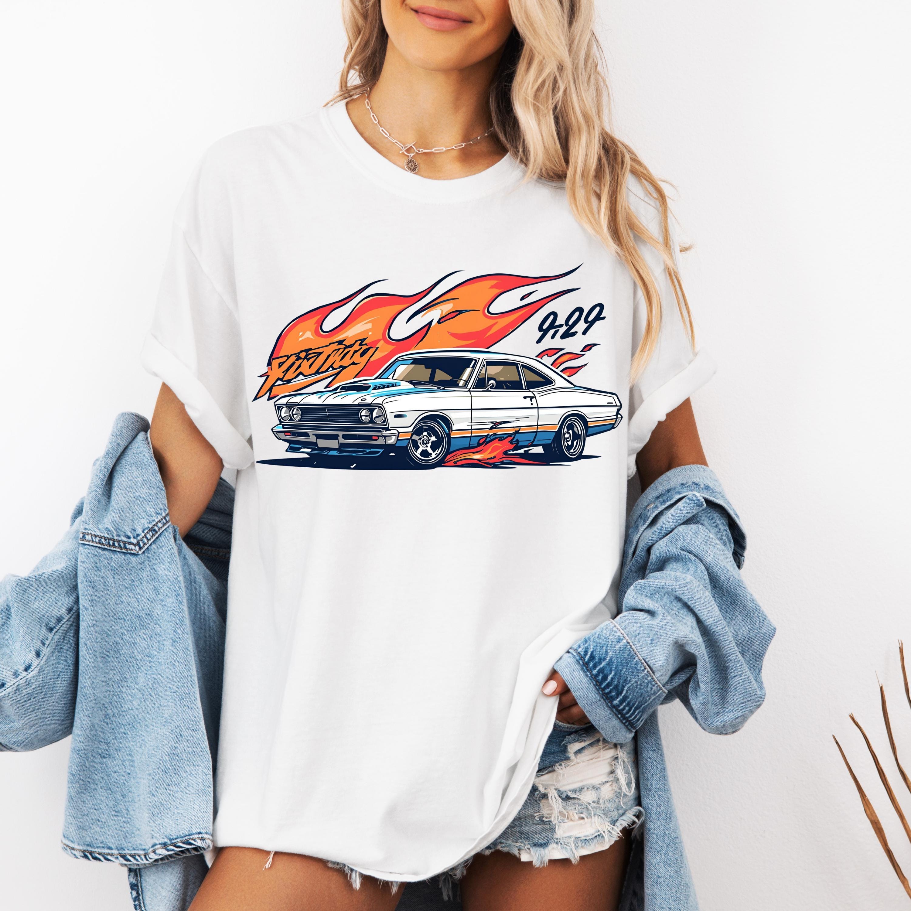 T-shirt HOT ROD - Kustom Kulture Built For Speed - V8 Ford T Custom Racer Drag E - Foto 10