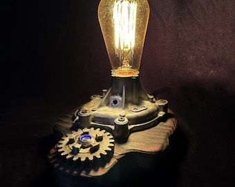Loft lamp «Skull” Handmade,