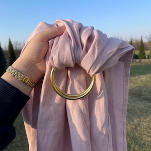 Linen Ring Sling Sage baby carrier nosidełko dla dzieci