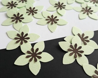 Paper Flowers for scrapbooking embellishments floral craft supplies card making invitations