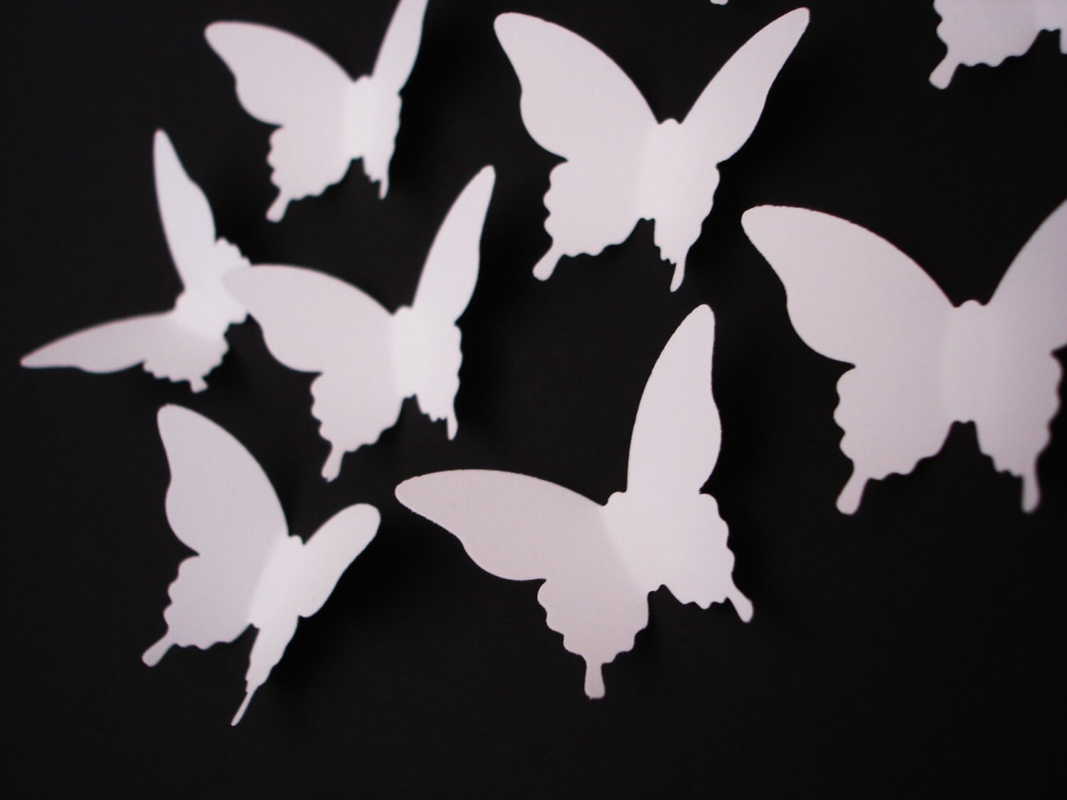 White Butterfly Confetti 50CT Enchanted Flutter Delicate Butterfly Confetti for Magical Celebrations No923