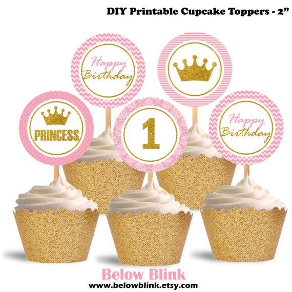 Baby Princesses Inspired Cupcake Toppers CT-589 DIY