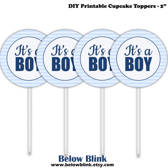 It's a boy cupcake toppers printable sales