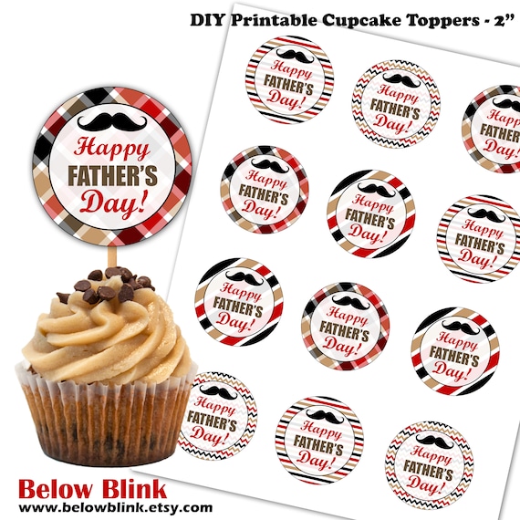 happy father s day cupcake toppers printable gift tags etsy singapore