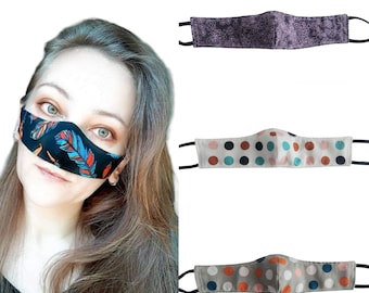 Nose Mask Pollen Protection Dust Cotton Washable Reusable Adjustable Straps Winter Nose Warmer Adult Size Nose Cover